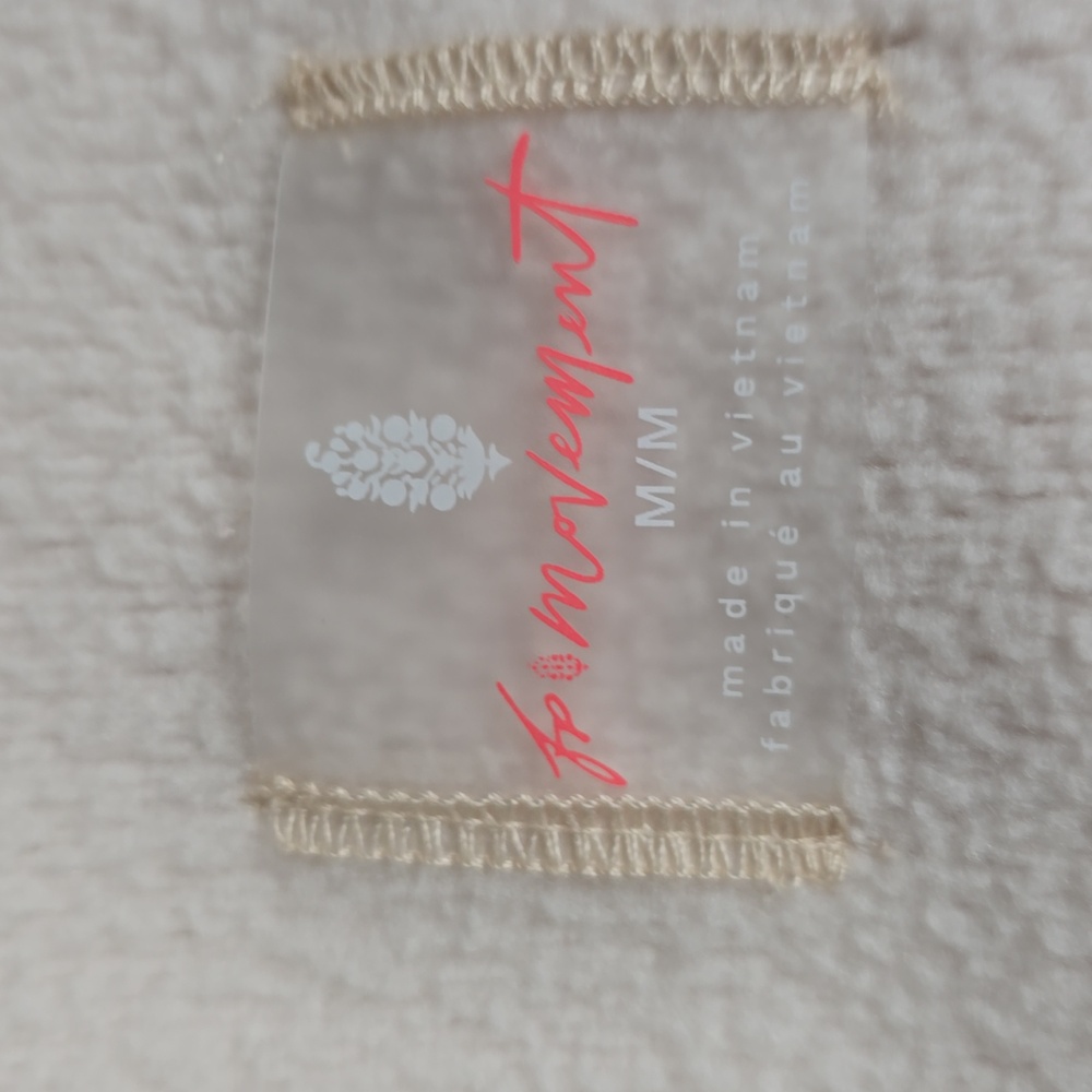 3363 Free People Hit The Slopes Fleece Jacket Sz Med NWT - Picture 8 of 9